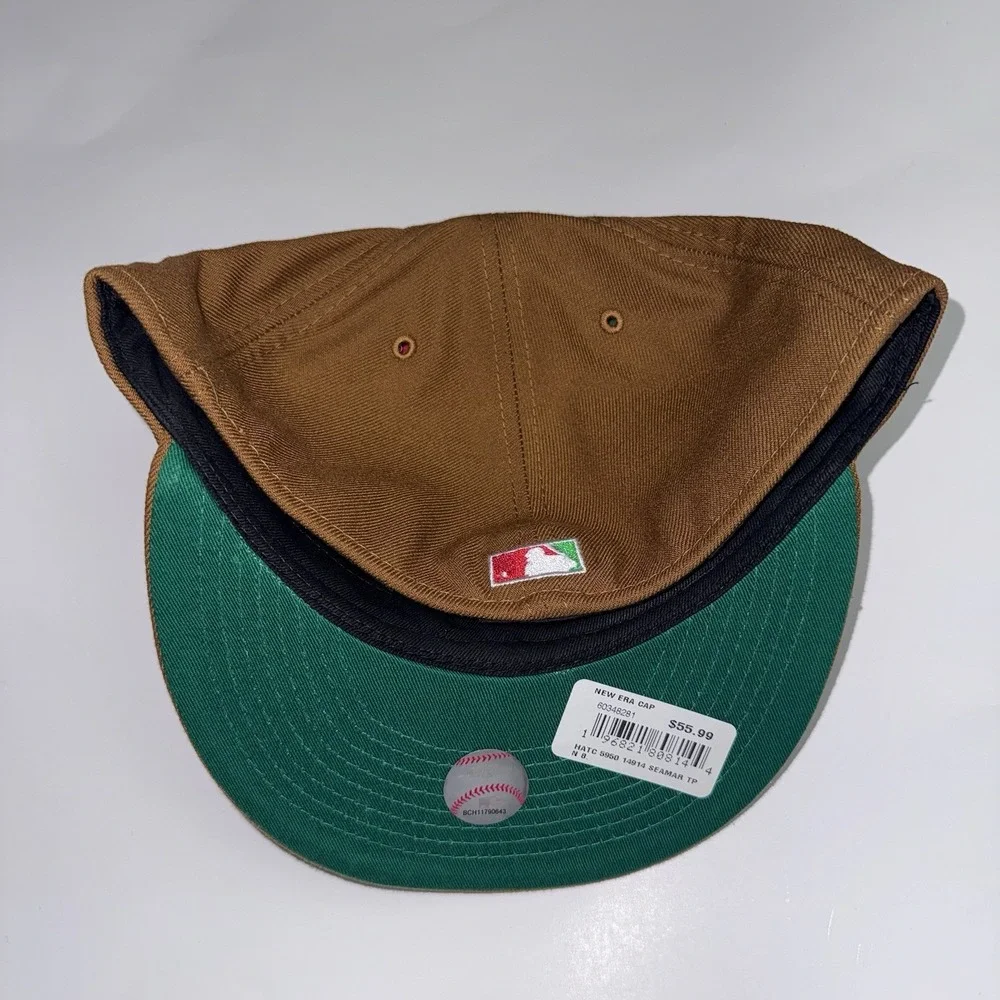 New Era Seattle mariners fitted hat club Brown 8